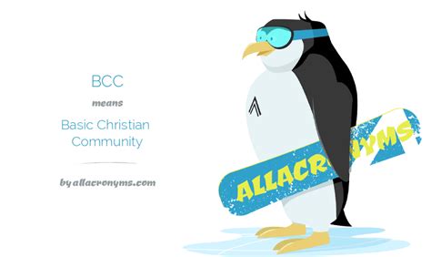 bcc basic christian community
