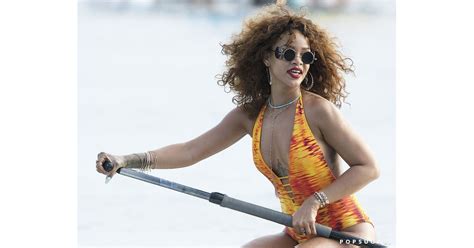 Rihanna On Vacation In Barbados August 2015 Popsugar