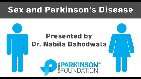 Sex Differences In Parkinson S Disease Part 1 Youtube