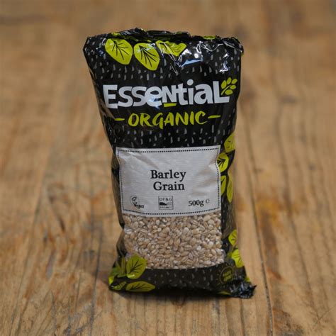essential organic barley grain