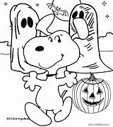 Halloween Coloring Pages Charlie Brown Peanuts Getcolorings Printable Color Getdrawings sketch template
