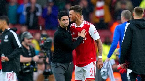 arteta delighted  arsenal star heading  world cup thinks  side showed maturity