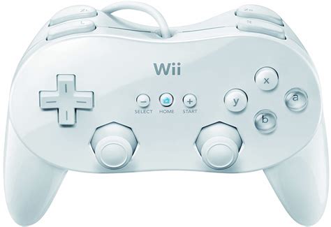 white wii classic controller pro official nintendo brand gaming restored