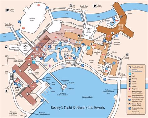 resort map disney  beach club resort florida