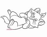 Coloring Pages Aristocats Marie Disney Laughing sketch template