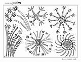 Coloring July Fireworks 4th Fourth Sheet Pages Colouring Sheets Joel Made Color Bonfire Night Printables Kids Printable Firework Feu Artifice sketch template