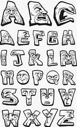 Graffiti Letters Alphabet Cool Letter Font Lettering Fonts Styles Make Own Bubble Drawing Alphabets Stencil Face Grafiti Style Pichação Looking sketch template