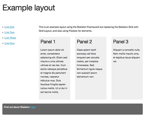 page layout examples