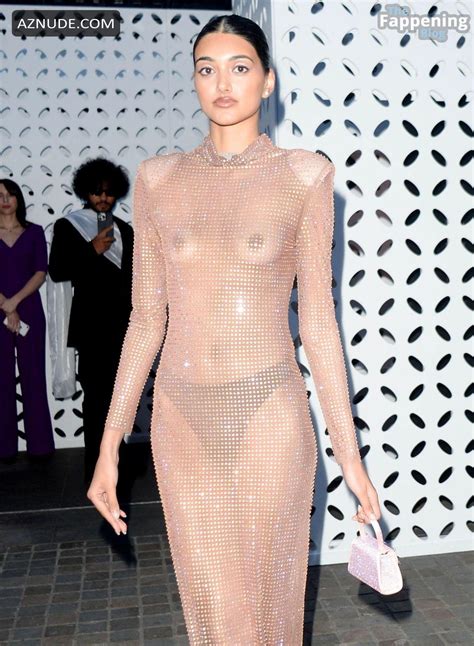 Neelam Gill Flaunts Her Sexy Tits At British Vogue X Self Portrait