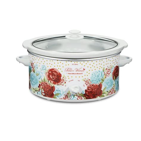 The Pioneer Woman Blossom Jubilee 5 Quart Portable Slow Cooker
