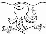 Coloring Octopus Pages Cute Kids Print Fun 9a09 Printable Book Cartoon Animals Clipart Color Colouring Comments Library Octopuses Advertisement Coloringfolder sketch template