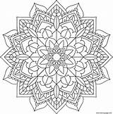 Mandala Coloring Pages Easy Printable Floral Print sketch template