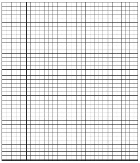 numbered graph paper printable template