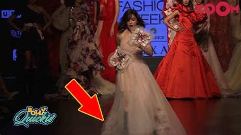 yami gautam almost trips and falls on ramp at lakme fashion week 2019 bolly quickie