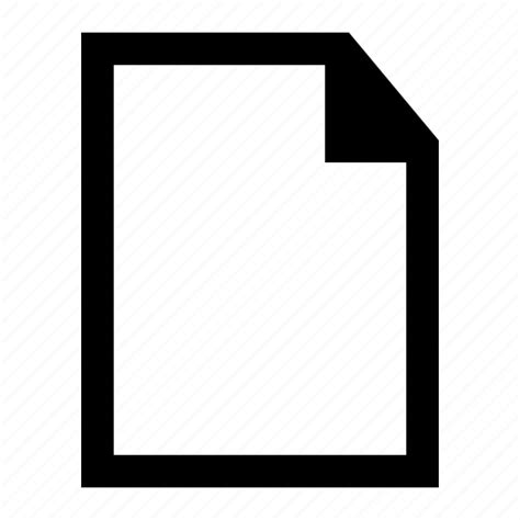 blank document file folder page icon
