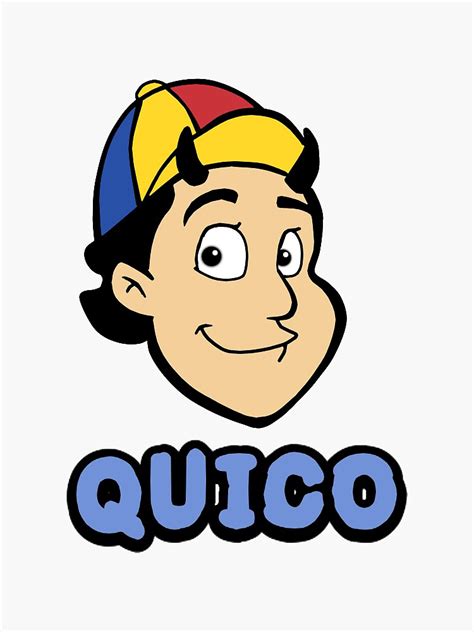 Quico El Chavo Del Ocho Animado Headshot Sticker