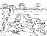 Spinosaurus Baryonyx sketch template