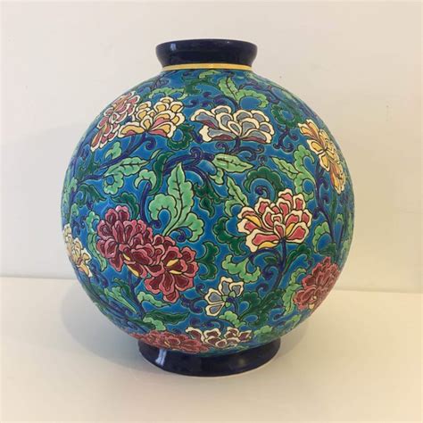 emaux de longwy vase ceramic catawiki