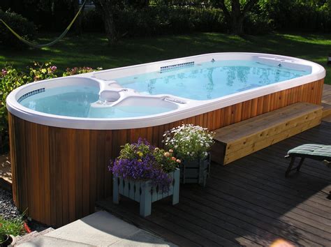 swim spa  hot tub     hot tub backyard hot tub garden outdoor spas hot tubs