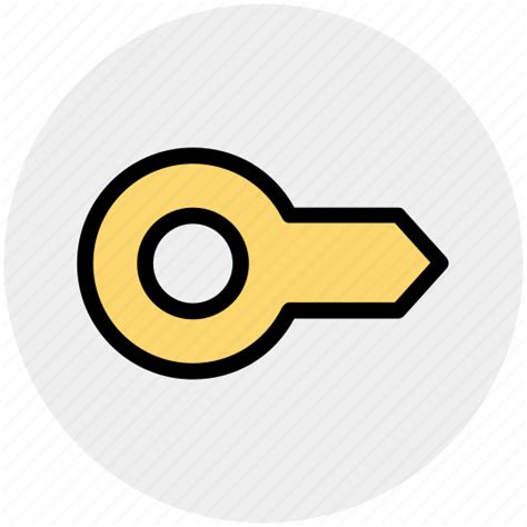 Key Lock Password Secure Unlock Icon