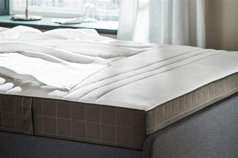 hoevag matelas  ressorts ensaches ferme gris fonce  cm ikea