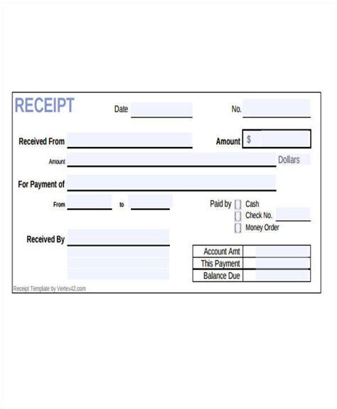 payment receipt templates  google docs ms word pages google sheets excel