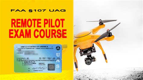 faa  uag remote pilot certification  drone professor