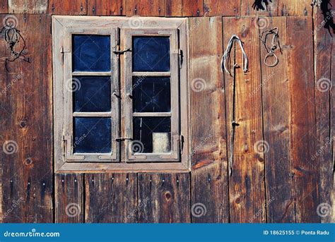 wooden window stock image image  rustic historic