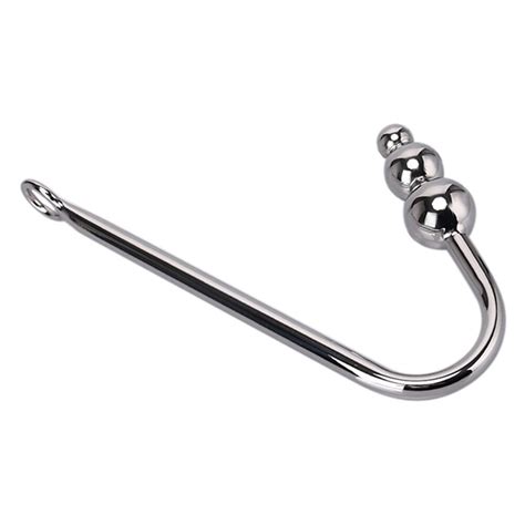 Anal Plug 1pc Stainless Steel Anal Hook Metal Anals Plug Butt Sex Game