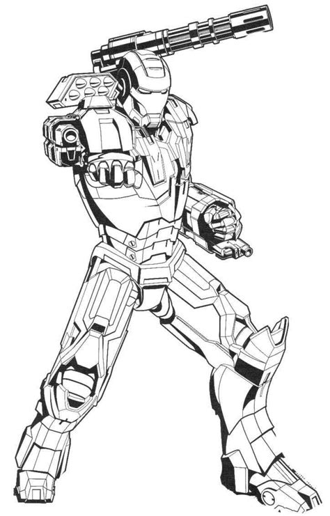 powerful iron man coloring page superhero coloring pages marvel