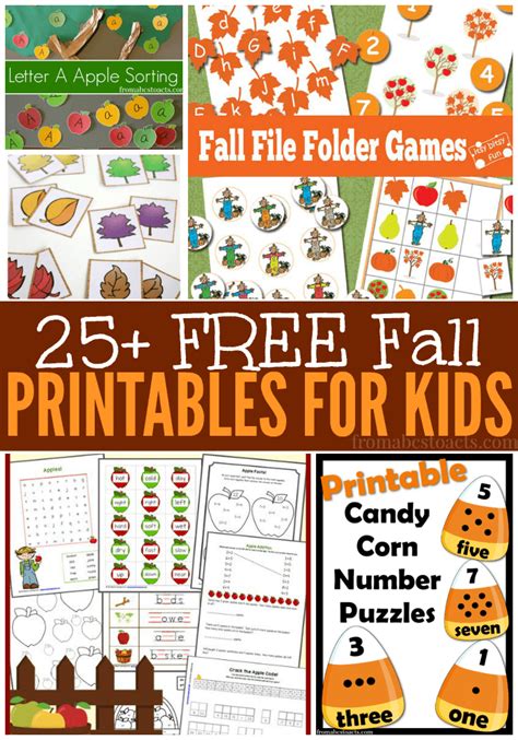 fall printables  kids  abcs  acts