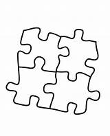 Autism Puzzles sketch template
