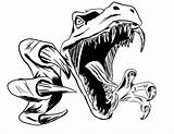 Dinosaur Drawing Clipart Scary Clip Library sketch template