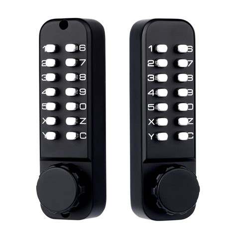 mechanical keyless entry door lock  keypad door knob double