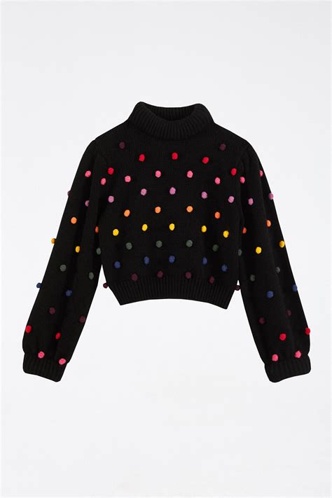 Farm Rio Rainbow Dots Sweater