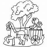 Wagon Horse Coloring Pages Getcolorings Printable Kids sketch template