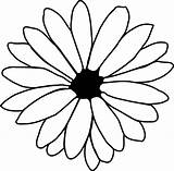 Single Flower Coloring Pages Color Printable Getcolorings Colori Print sketch template