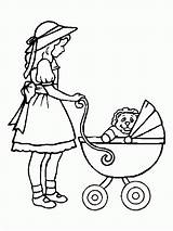 Baby Doll Coloring Pages Clipart Library Colouring Printable sketch template