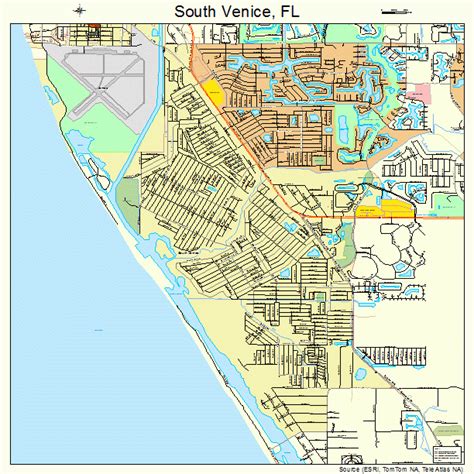 south venice florida street map