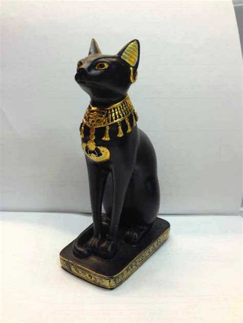 egyptian bastet cat statue ancient egypt goddess bast collectible figurine new ebay