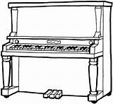 Klavier Ausmalen sketch template