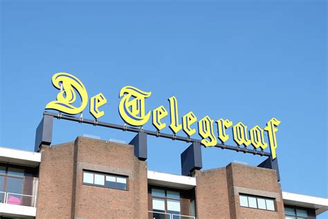 de telegraaf sign   head office  dutch newspaper  flickr