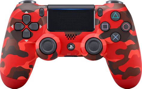 sony dualshock  wireless controller  sony playstation  red camouflage   buy