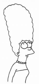 Pages Coloring Marge Simpsons Cartoons Post Newer Older sketch template
