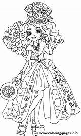 Coloring Ever After High Pages Hatter Printable Wonderland Madeline Way Too Print Canary Color Kids Para Colorir Bestcoloringpagesforkids Girls Book sketch template
