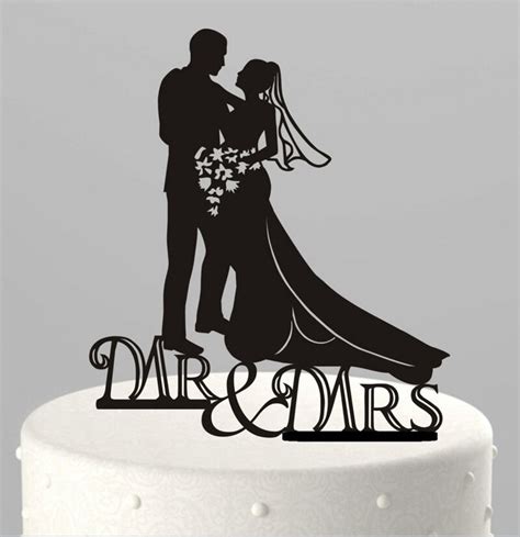 Wedding Decorations Cake Themes Design Topper Acrylic The Mrandmrs Cake