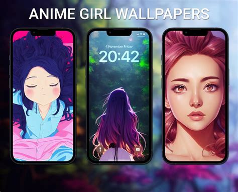 Fonds Décran Anime Girl écran De Verrouillage Iphone Fond Etsy Canada