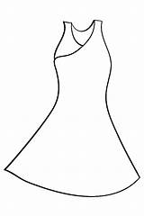 Coloring Pages Dress Wedding Printable Clipart Dresses Simple Getdrawings Clip Library Evening Comments 900px 04kb sketch template