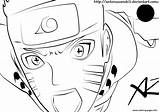 Biju Naruto Coloring Modo Pages Printable sketch template
