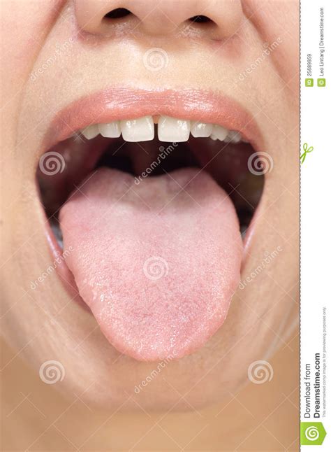 woman tongue stock image image of closeup lips macro